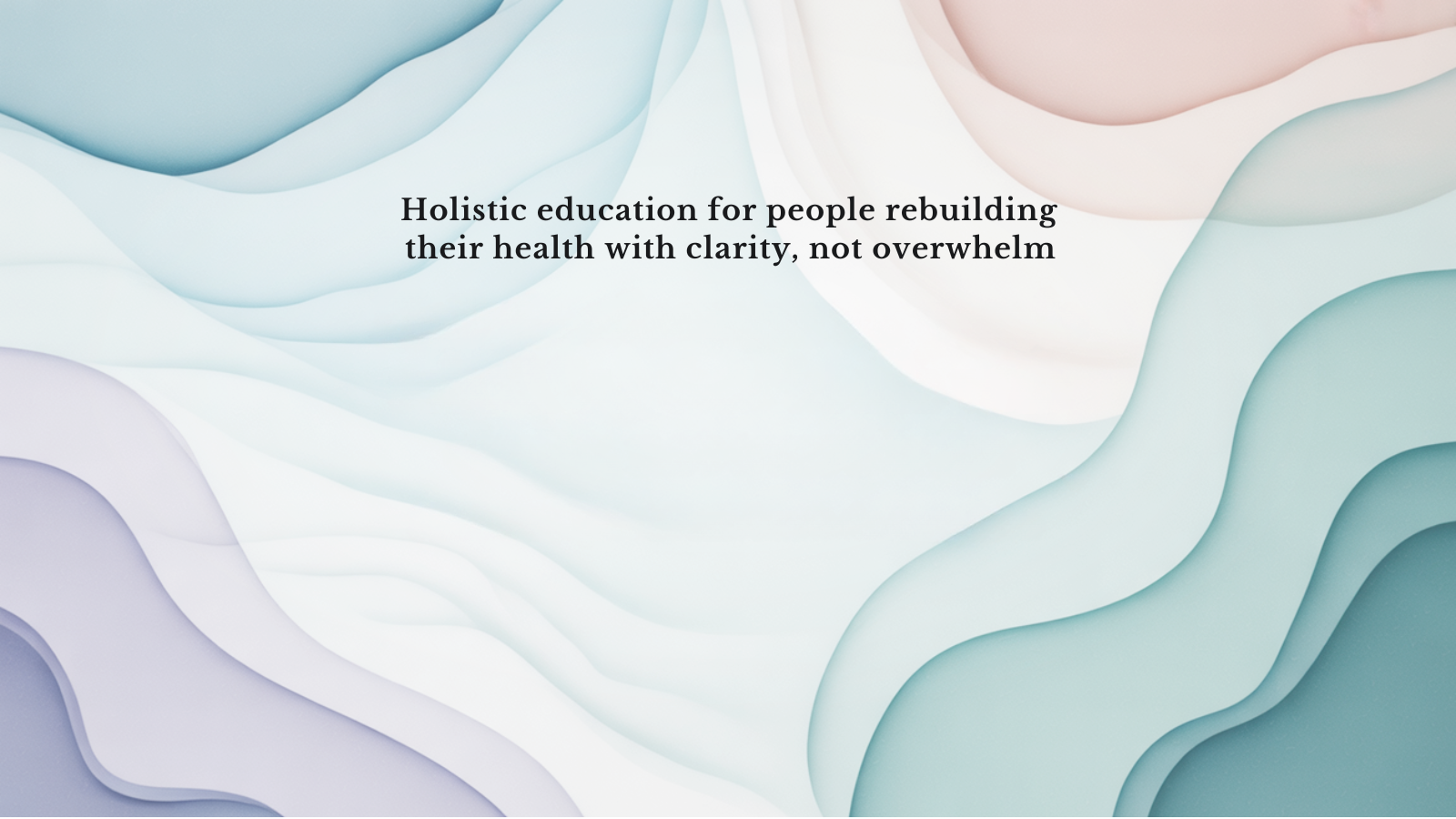 Holistic Life with Jamie