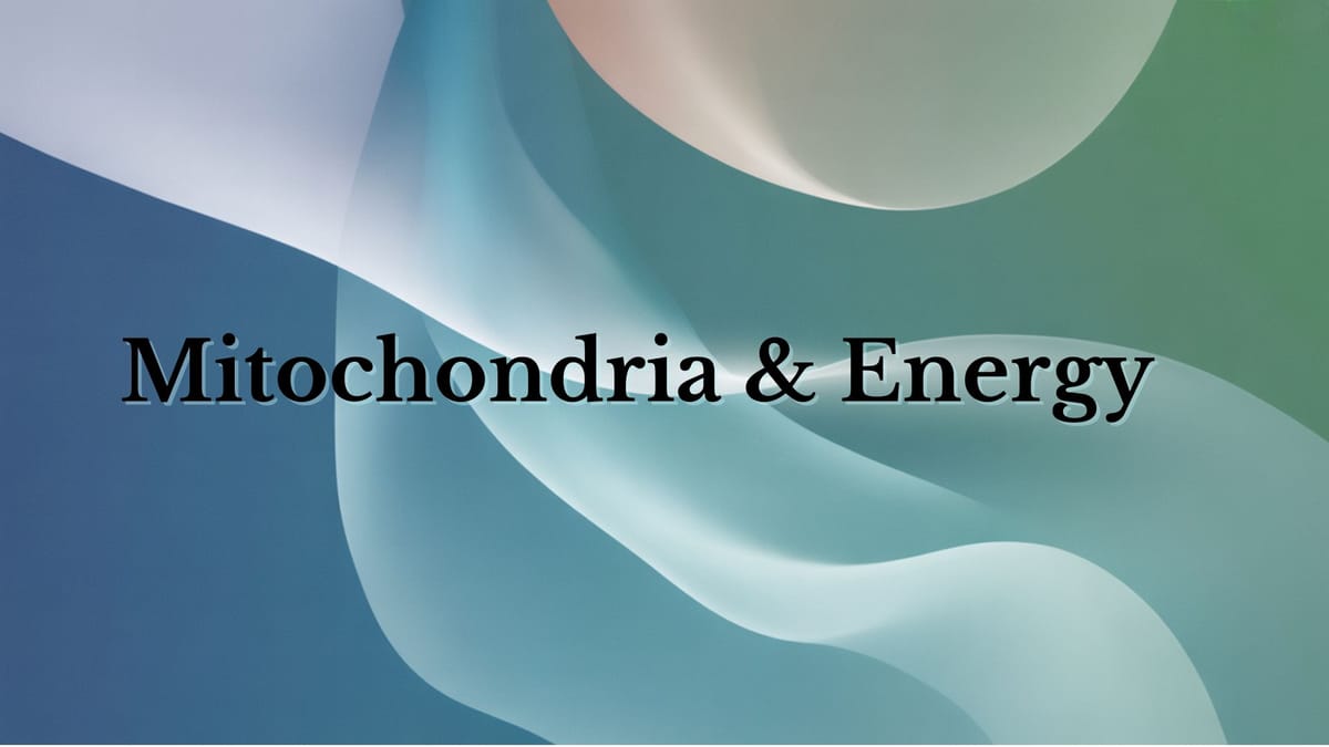 Mitochondria & Energy