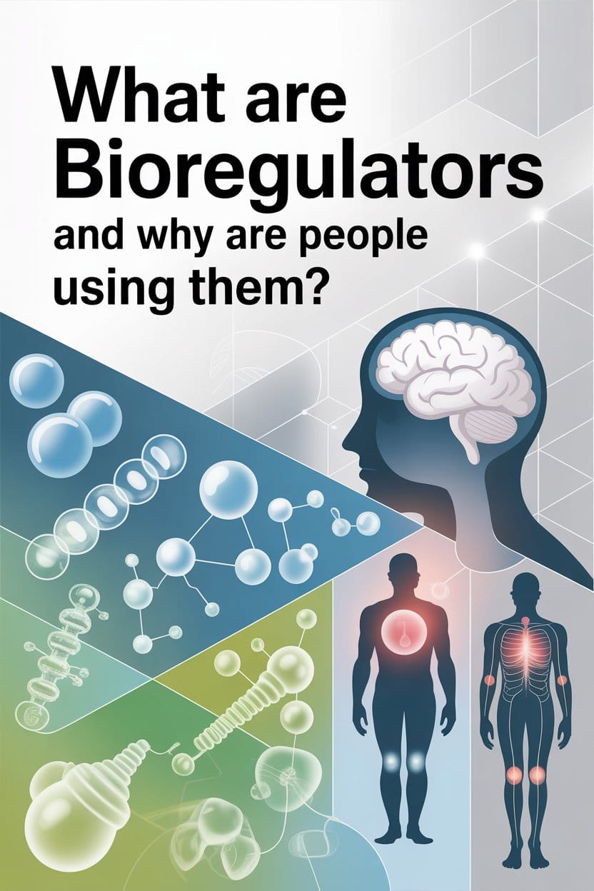 Bioregulators are tissue-specific peptides that support cellular signaling and regulation.