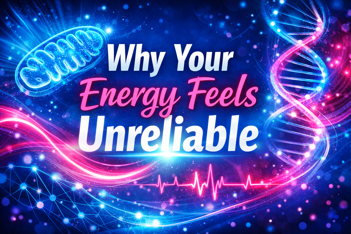 Your energy isn’t just low. It’s inconsistent. This post breaks down how mitochondrial signaling, not just production, shapes how your body creates, uses, and responds to energy