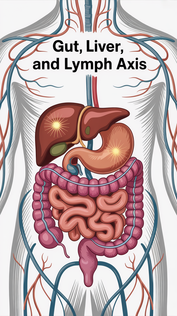 The Gut-Liver-Lymph Axis Explained: Why This Detox Trio Controls Your Drainage (and Your Symptoms)- July 23, 2025