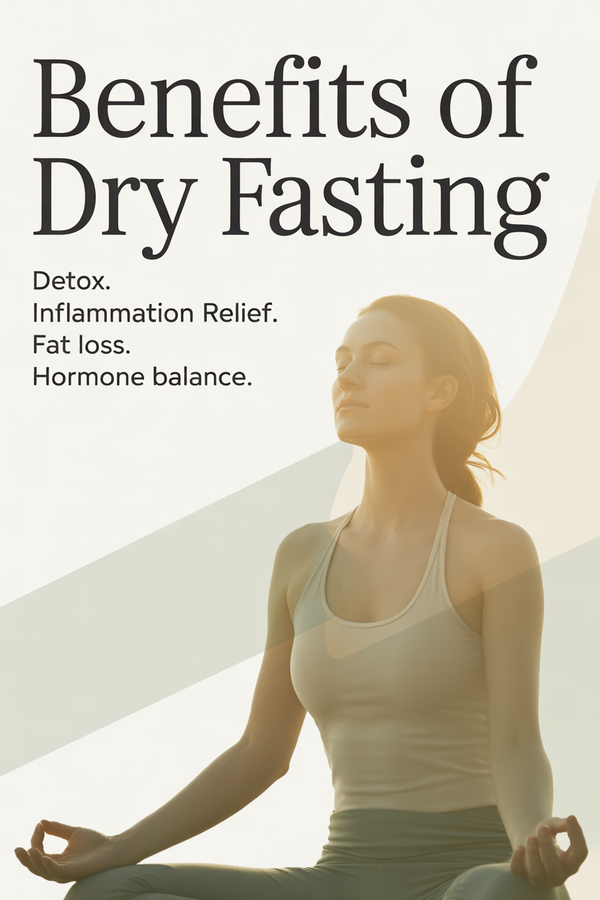 Benefits of Dry Fasting: Inflammation Relief, Detox, Fat Loss, Hormone Balance & More