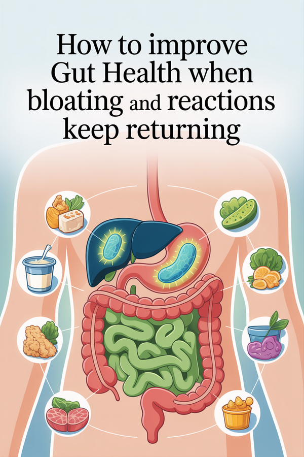Constant bloating and gut reactions often mean digestion is overworked, not broken. Learn how to improve gut health by making digestion easier instead of doing more.