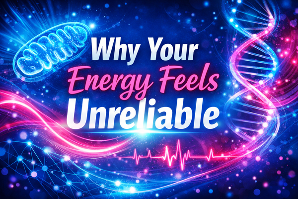 Your energy isn’t just low. It’s inconsistent. This post breaks down how mitochondrial signaling, not just production, shapes how your body creates, uses, and responds to energy